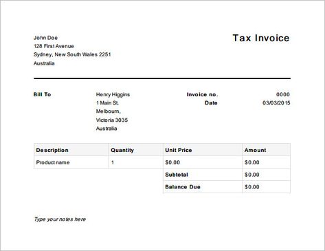 invoice templates for mac office